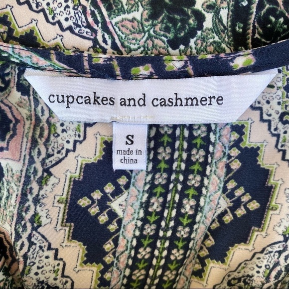 Cupcakes & Cashmere Leela Lace-up Midi Dress Size Small - Picture 13 of 15